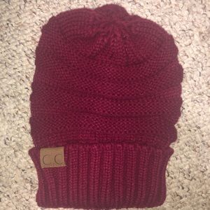 Red CC Beanie